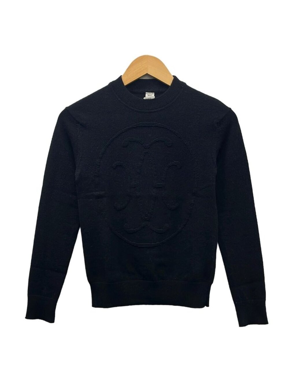 Hermes Long Sleeve Sweater S Black H Lift 34